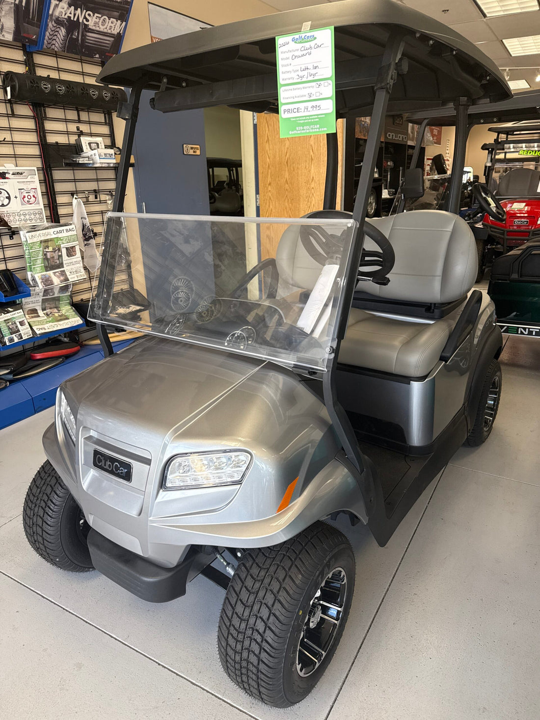 2026 Club Car Onward – Metallic Signature Silver image 0