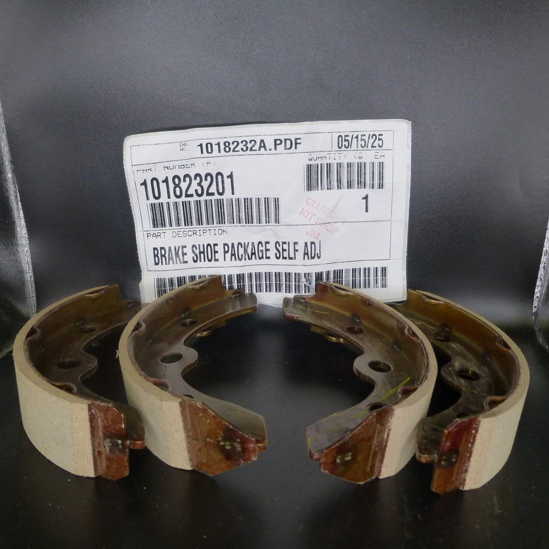 Brake Shoe Package Self Adj - Club Car image 0