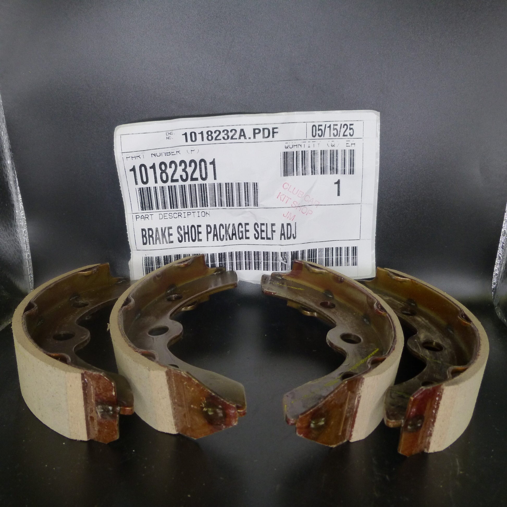 Brake Shoe Package Self Adj - Club Car image 0