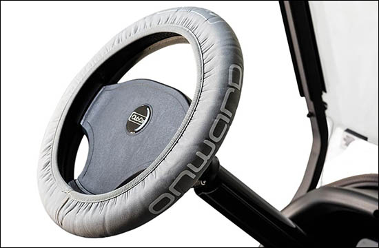 ONWARD BRANDED STEERING WHEEL COVERS - Silver image
