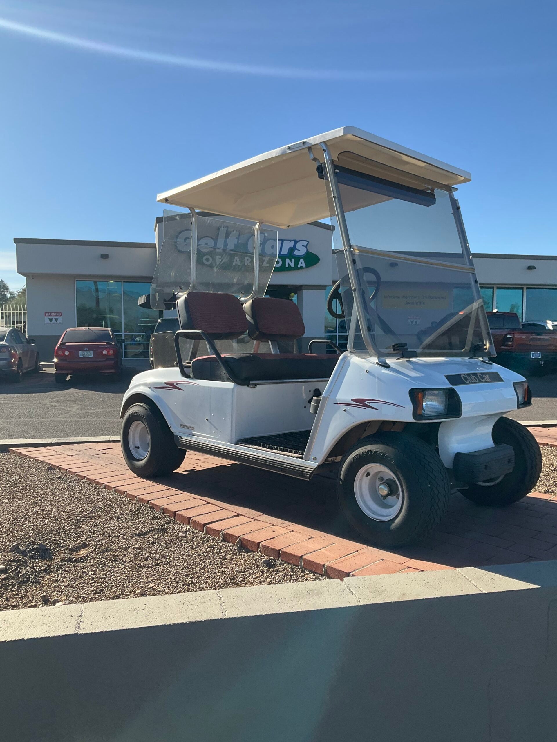 1996 CLUB CAR DS – WHITE image 0