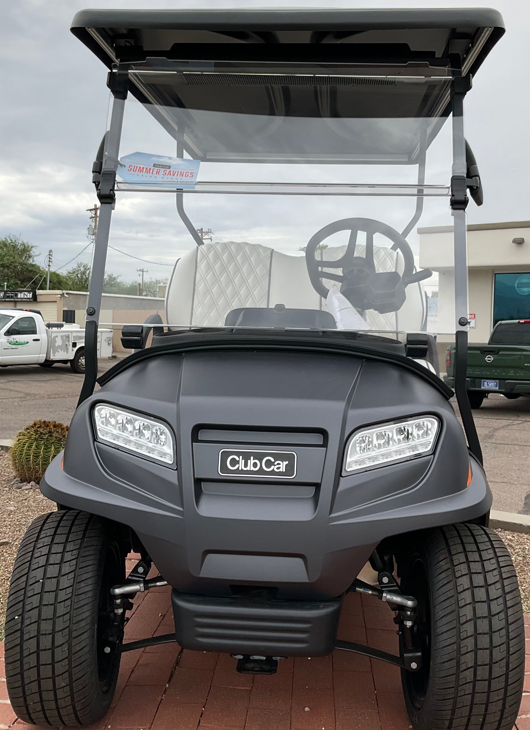 2027 Club Car Onward LI Premium Matte Graphite 4 Passenger Golf Cart
