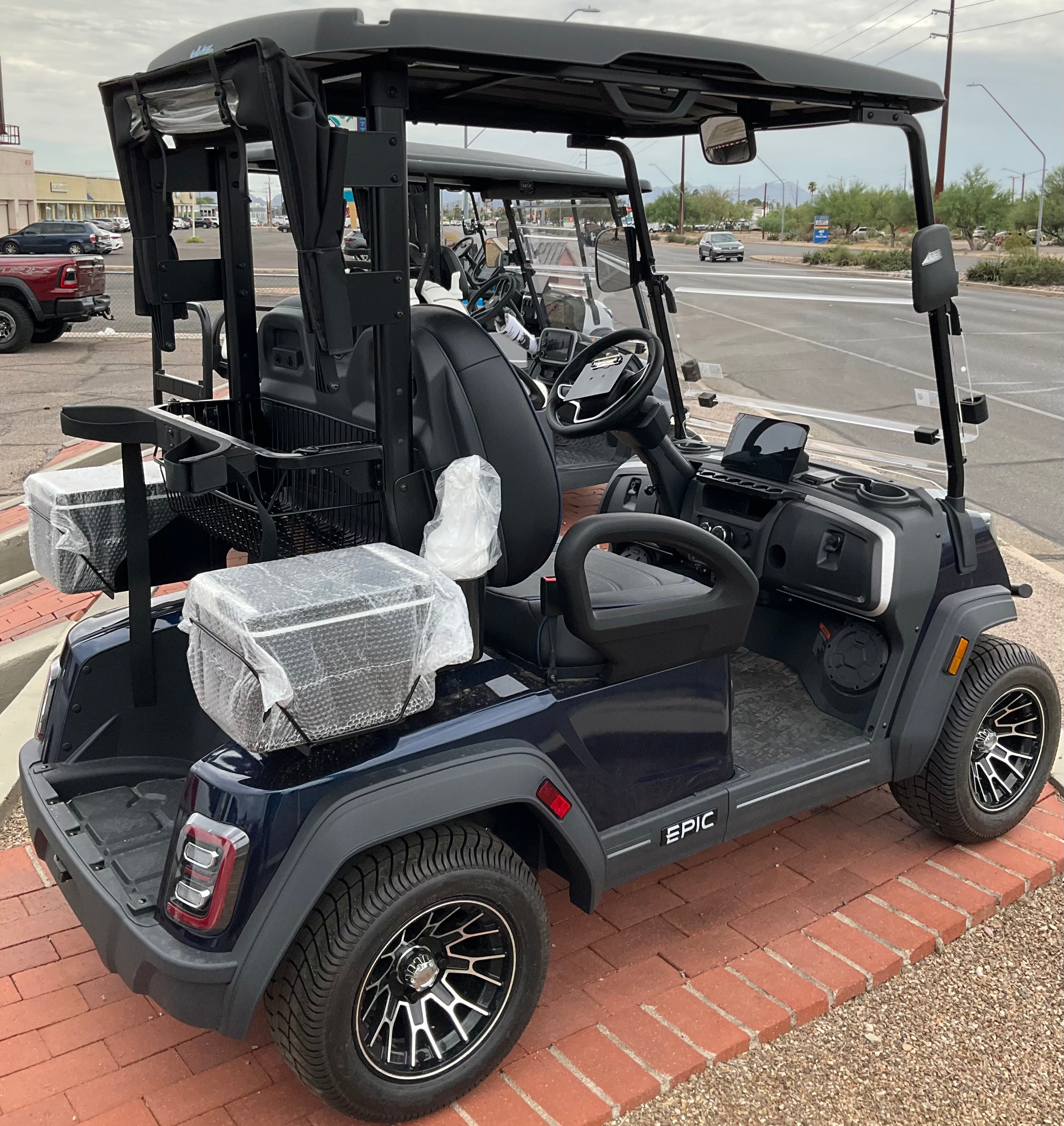 2026 EPIC E20FX Midnight Blue 2 Passenger Golf Cart