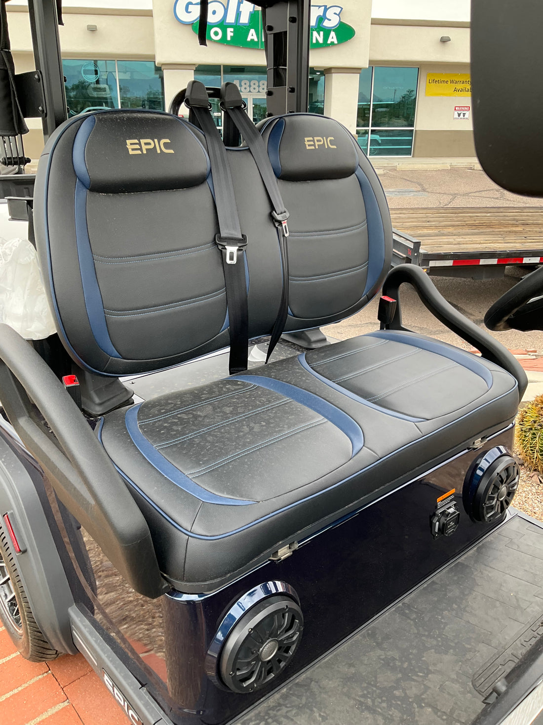 2026 EPIC E20FX Midnight Blue 2 Passenger Golf Cart