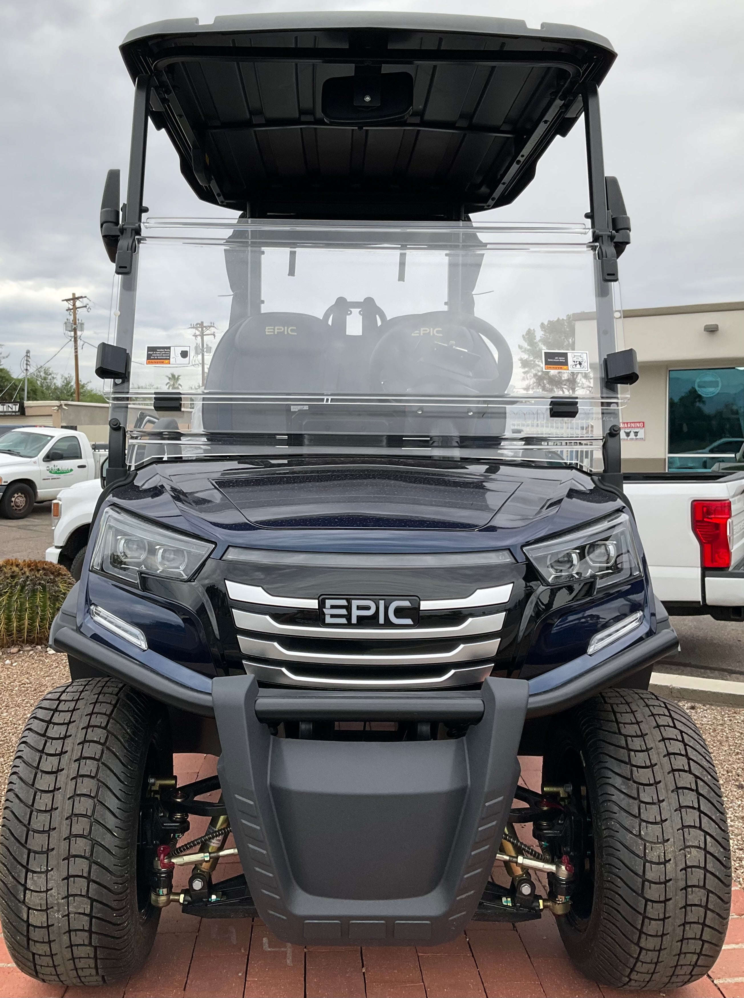 2026 EPIC E20FX Midnight Blue 2 Passenger Golf Cart
