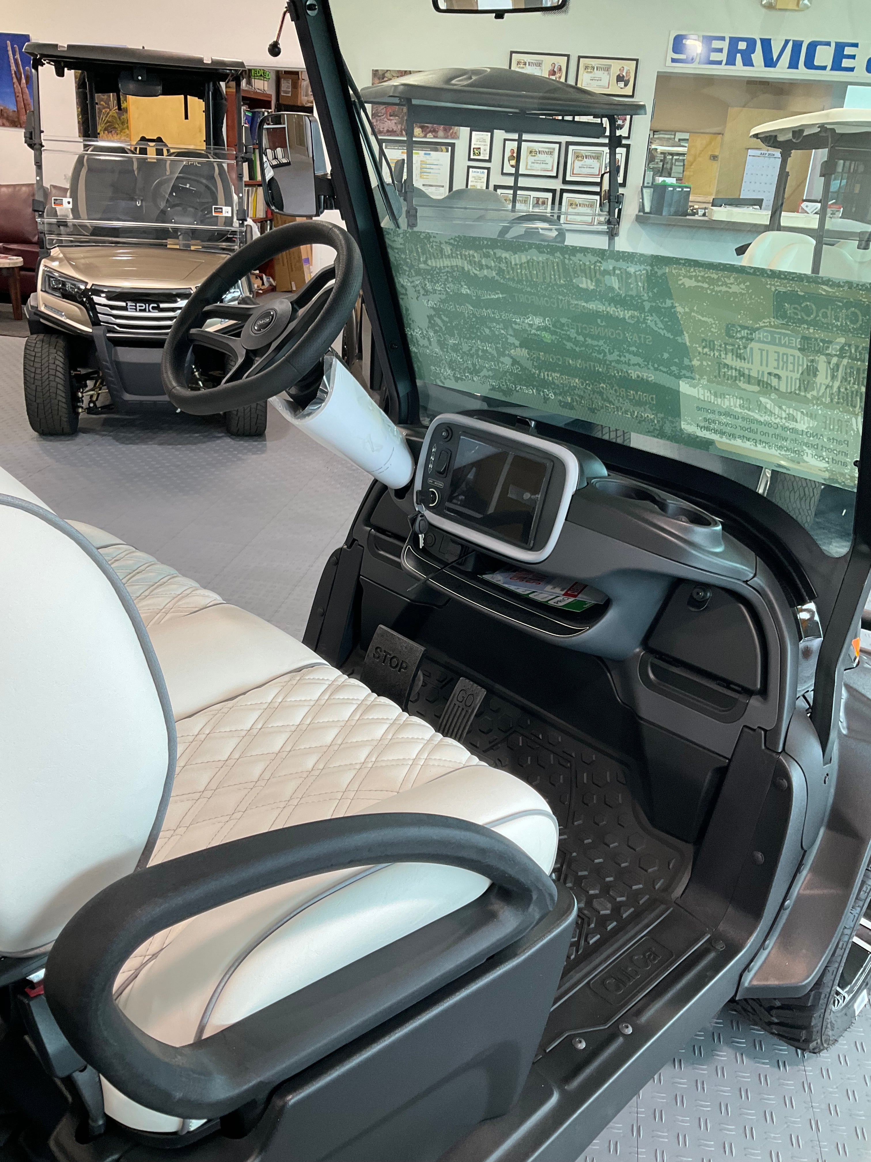 2027 Club Car Onward LSV LI Premium Metallic Black 4 Passenger Golf Cart
