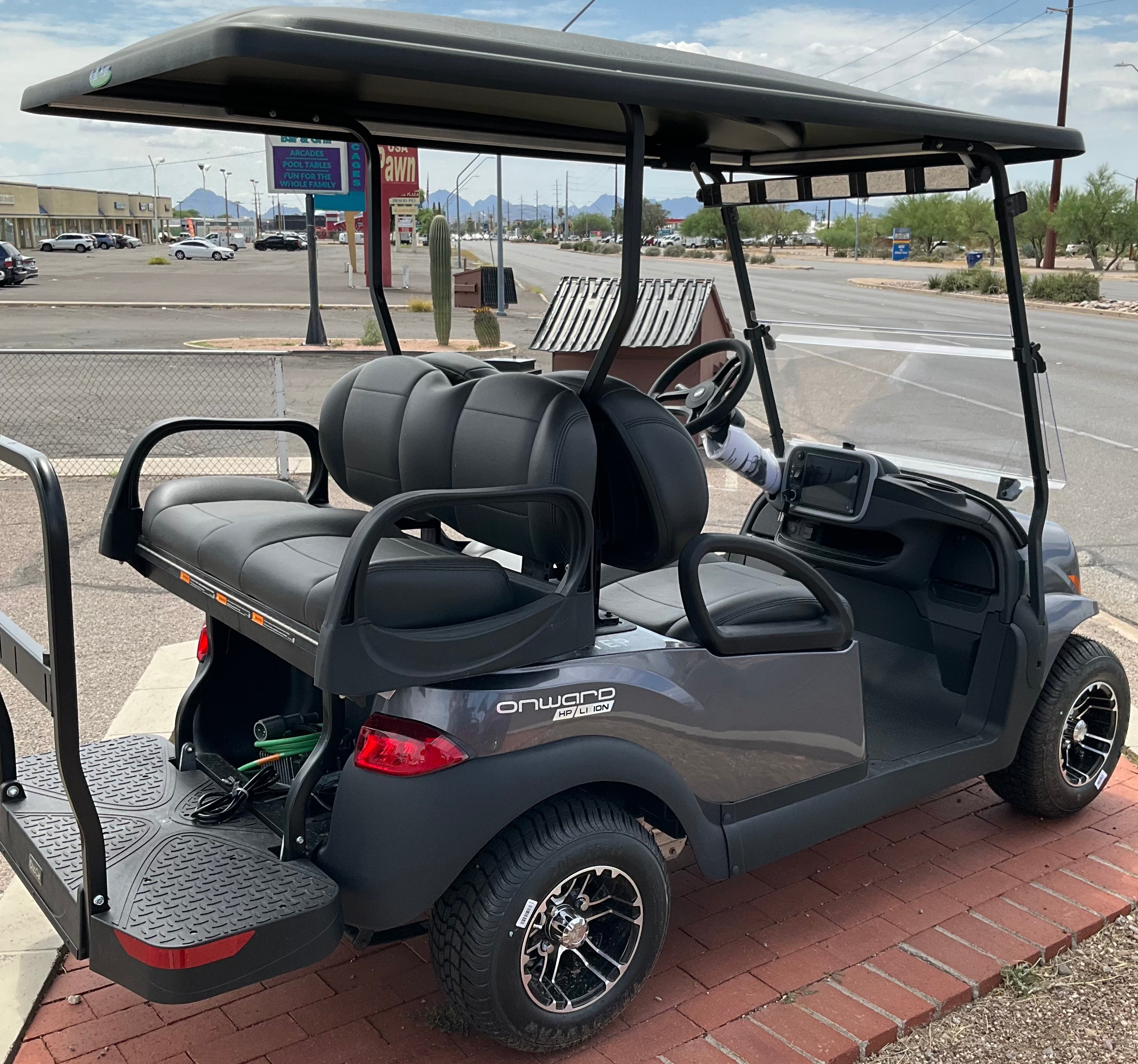 2027 Club Car Onward LI Standard Midnight Silver 4 Passenger Golf Cart