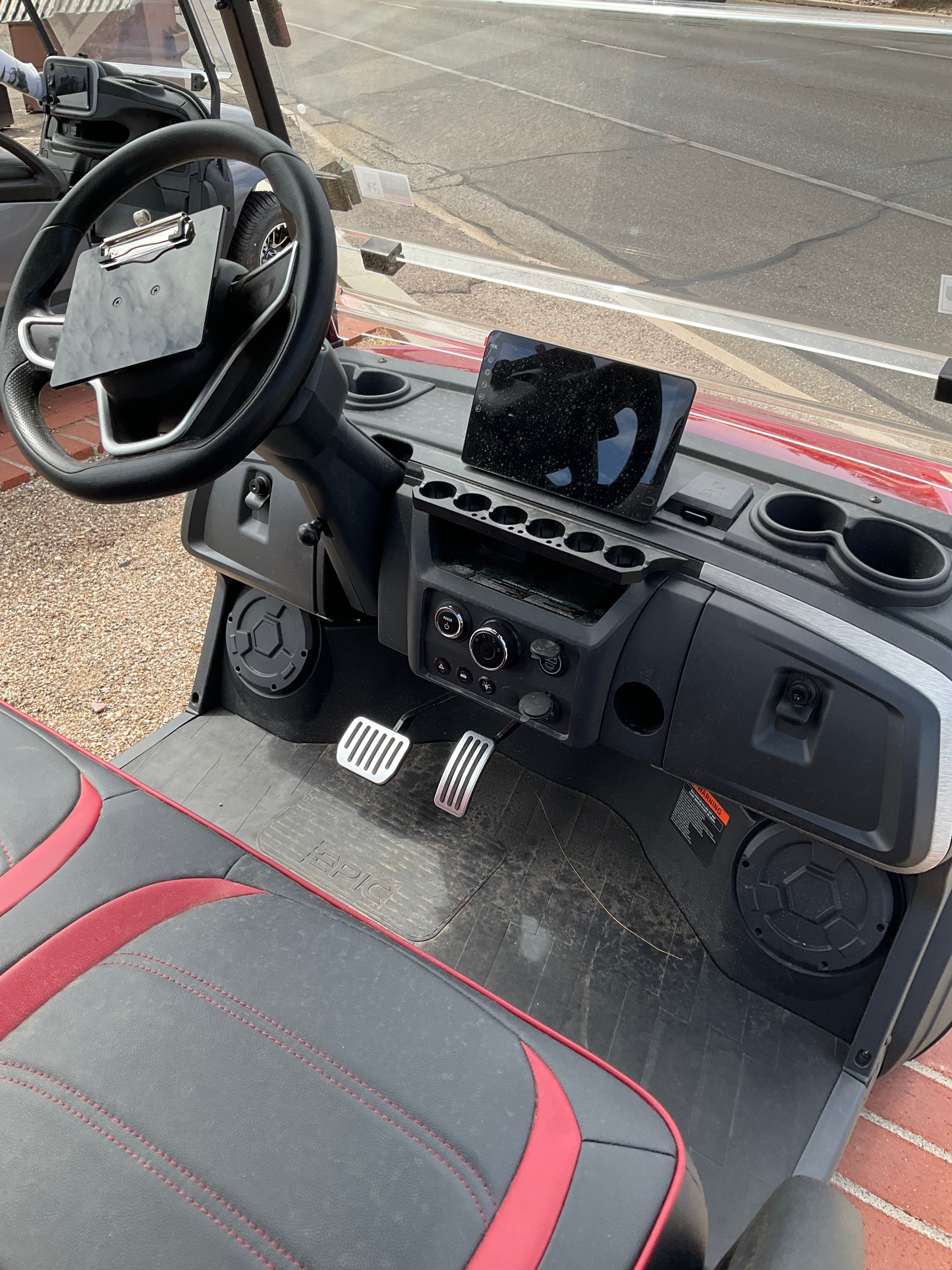 2026 EPIC E20FX Burgundy 2 Passenger Golf Cart