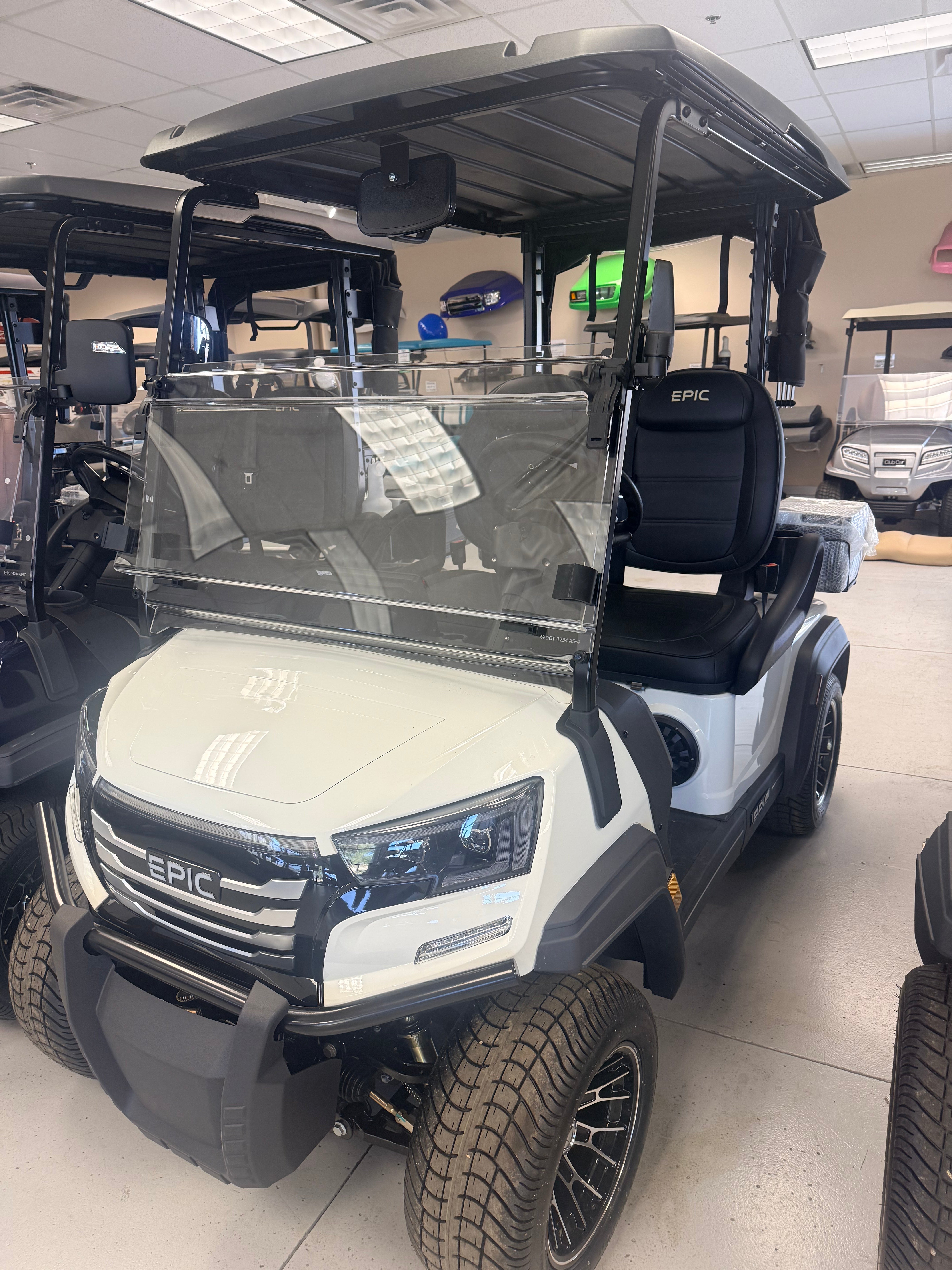 2026 EPIC Golf Cart -White 2P