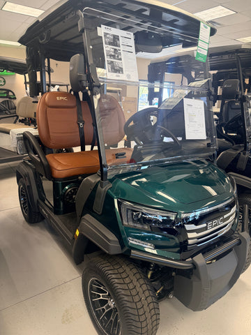 2026 Epic Golf Cart – Green | 2 Passenger