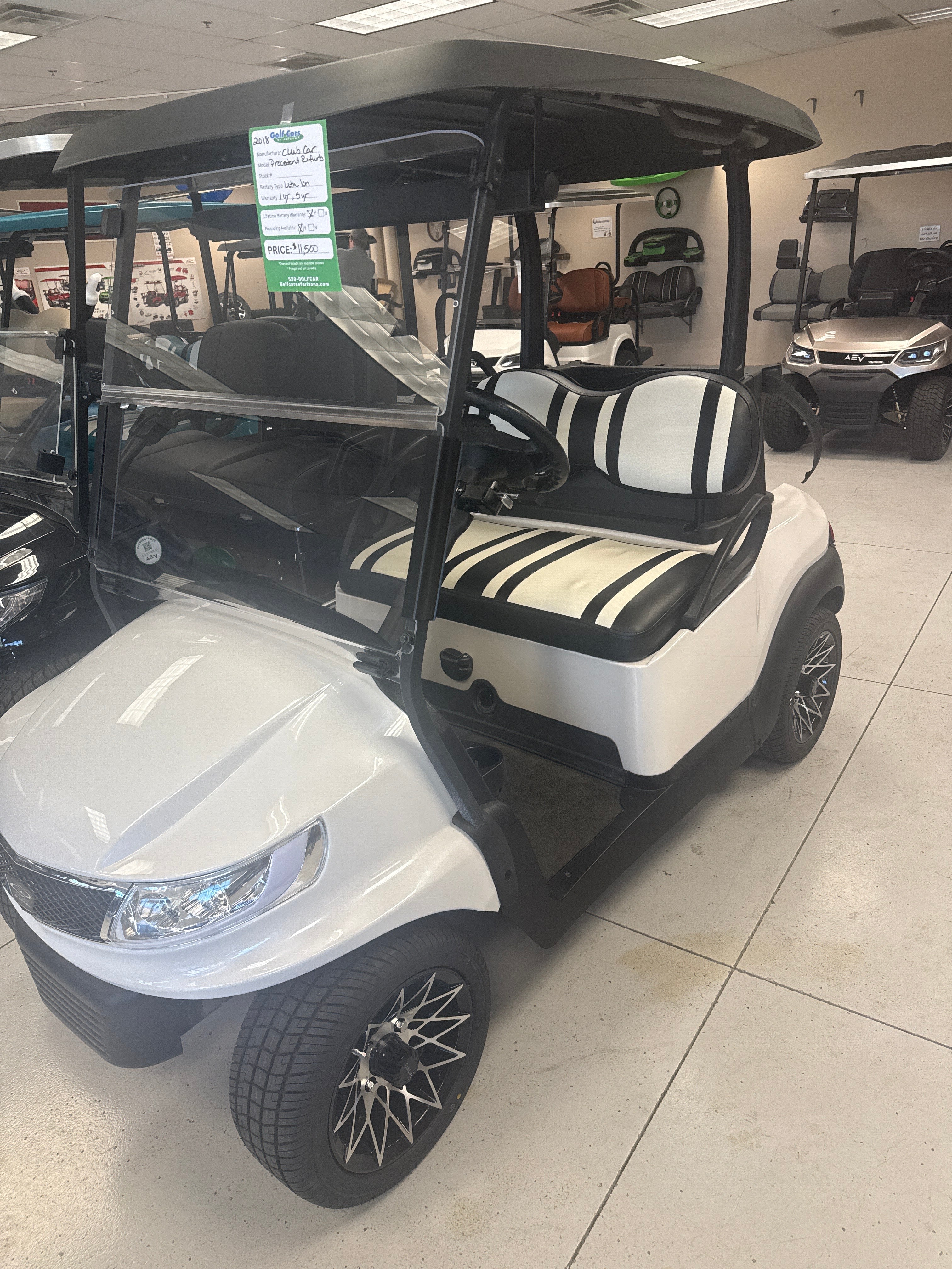 2018 Club Car precedent golf cart