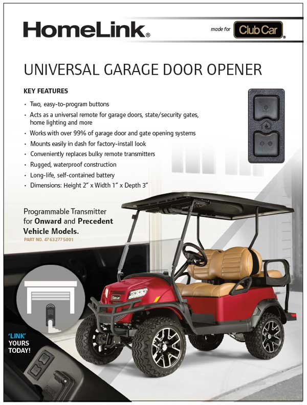 HOMELINK® UNIVERSAL security Gate and GARAGE DOOR OPENER image 1