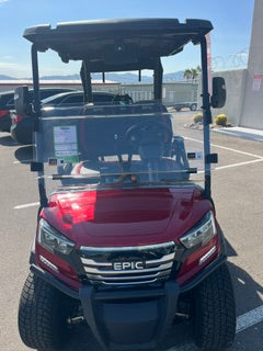 2027 Epic E20FX Golf Cart in Red