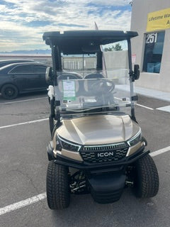 2026 ICON i20X Two-Seater Golf Cart  Gold