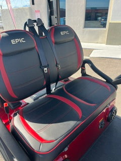 2027 Epic E20FX Golf Cart in Red