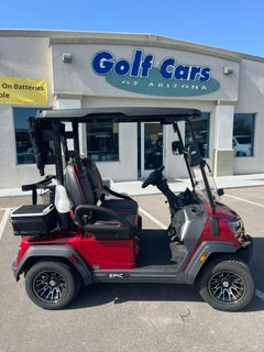 2027 Epic E20FX Golf Cart in Red
